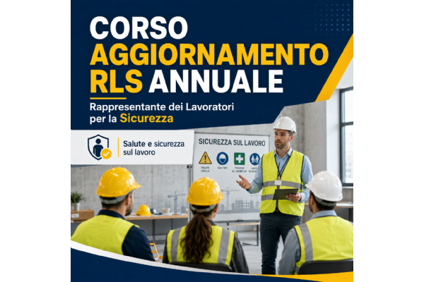 Corso Aggiornamento Rappresentante dei Lavoratori per la Sicurezza (RLS)