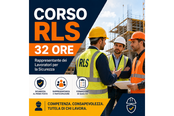 Corso GRATUITO Rappresentante dei Lavoratori per la Sicurezza (RLS)